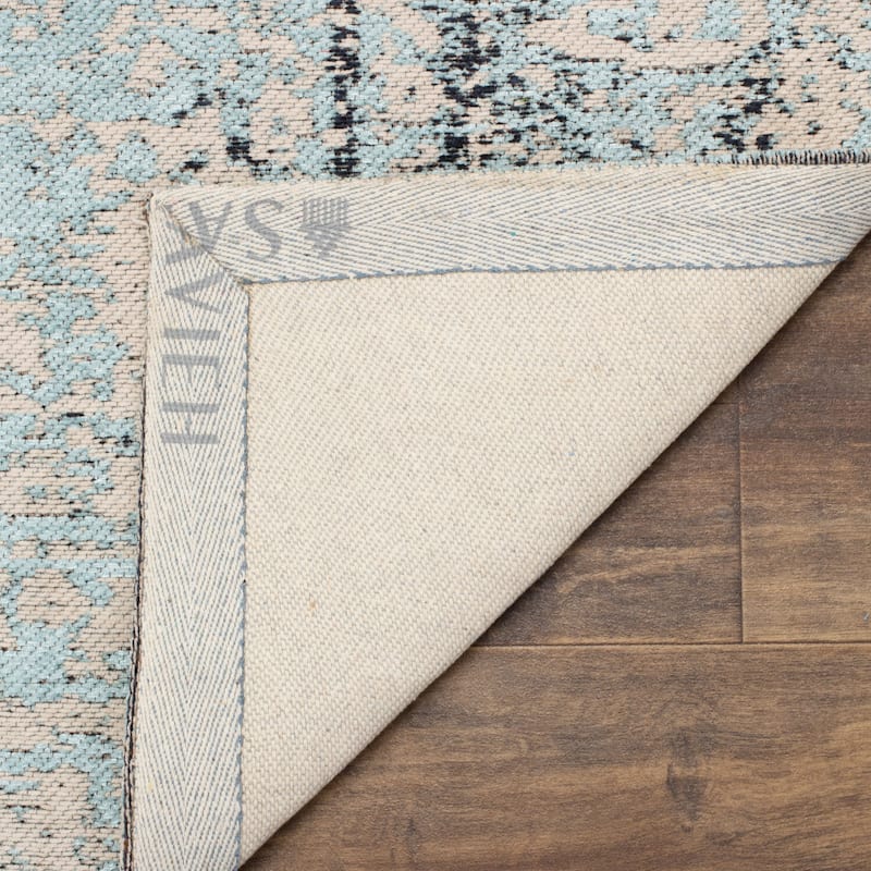 SAFAVIEH Classic Vintage Boho Mientje Distressed Oriental Cotton Rug