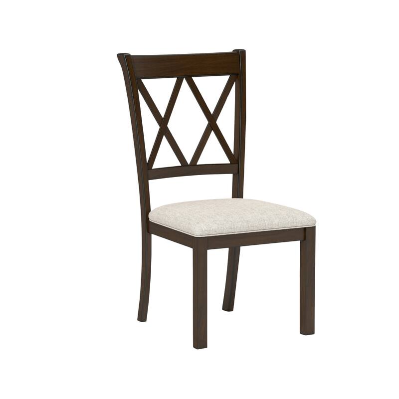 Roundhill Furniture Havre 5-Piece Pedestal Round Dining Set