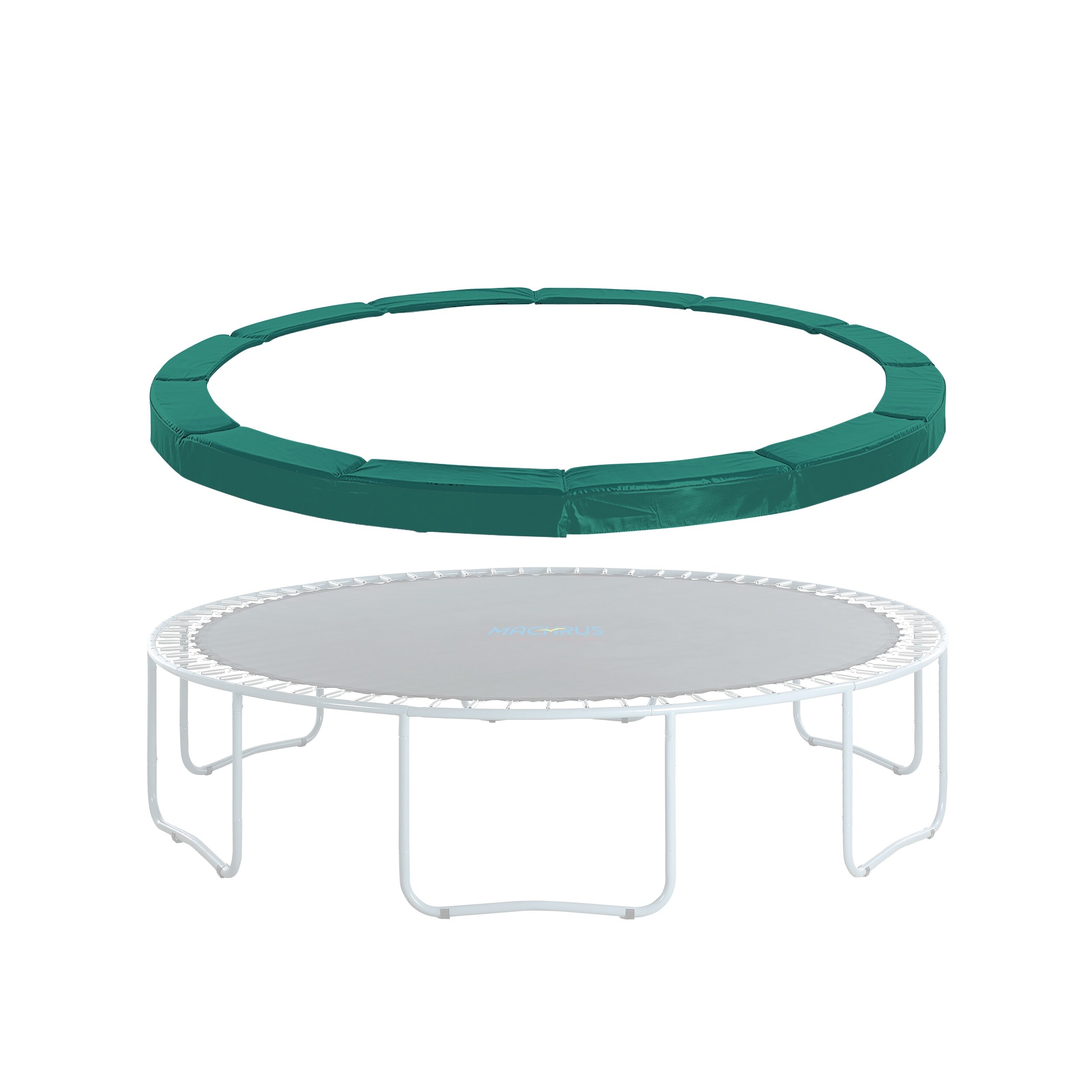 Machrus Upper Bounce Trampoline Super Spring Cover Safety Pad Fits 14 FT Round Trampoline Frame Green On Sale Bed Bath Beyond 7511887
