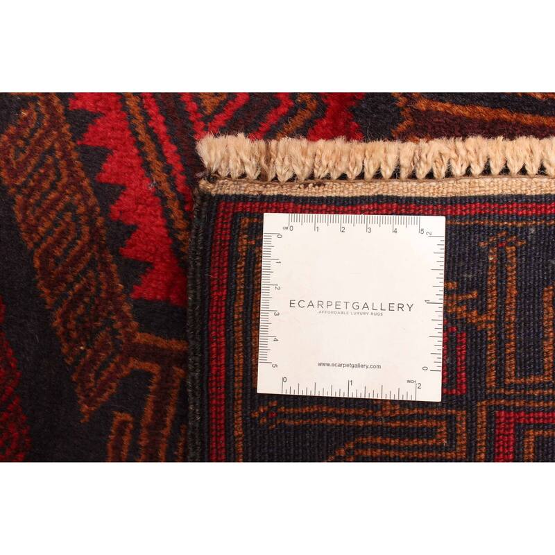 ECARPETGALLERY Hand-knotted Teimani Dark Navy Wool Rug - 2'11 x 4'8