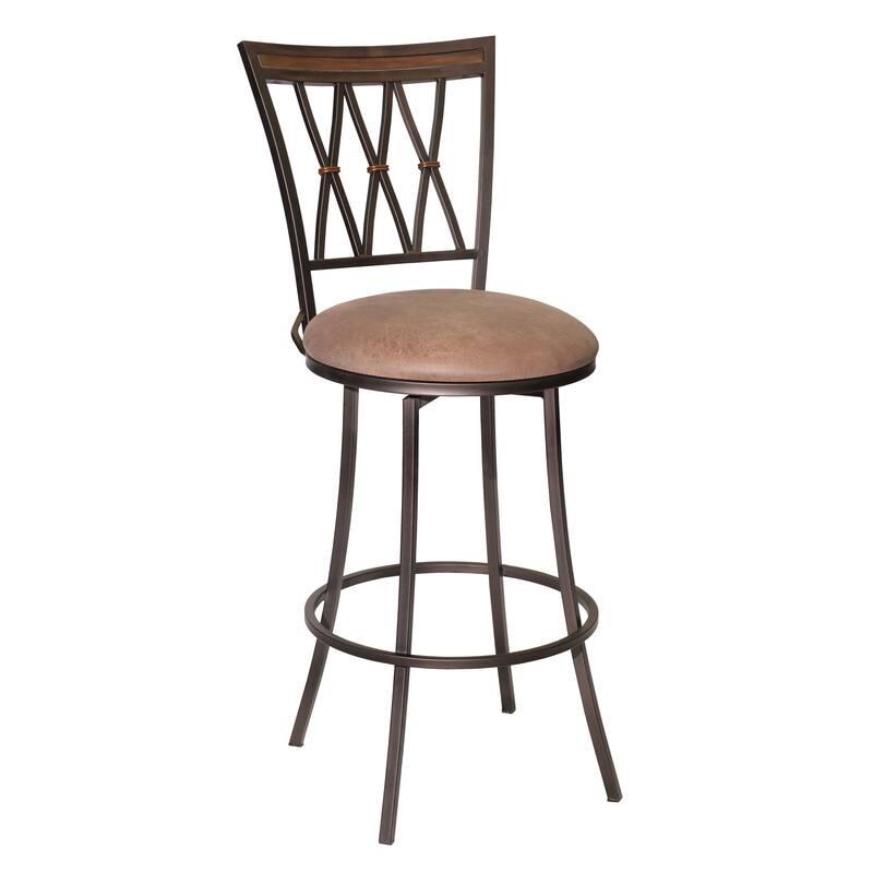 Steve Silver Simon Commercial Grade Swivel Bar Stool