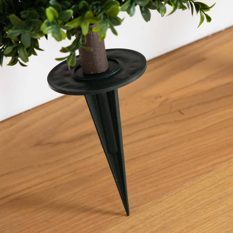 Boxwood Artificial Plants with Stakes - 2.5' - Green - Set of 2