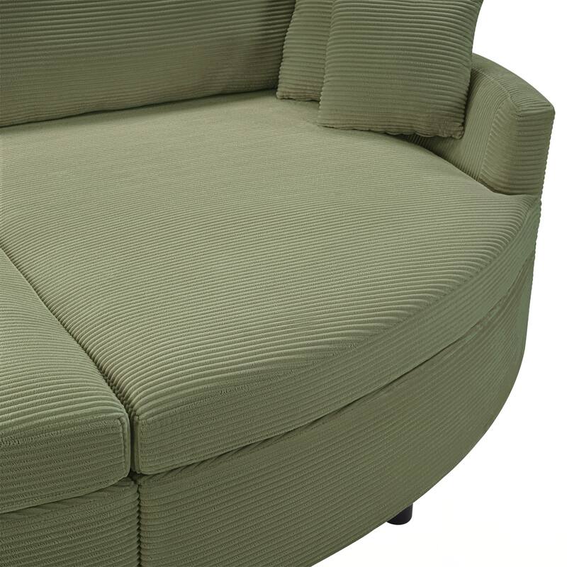 102.3" Sofa Bed Upholstered Sofa Couch with Deep Seat and USB Ports for Living Room