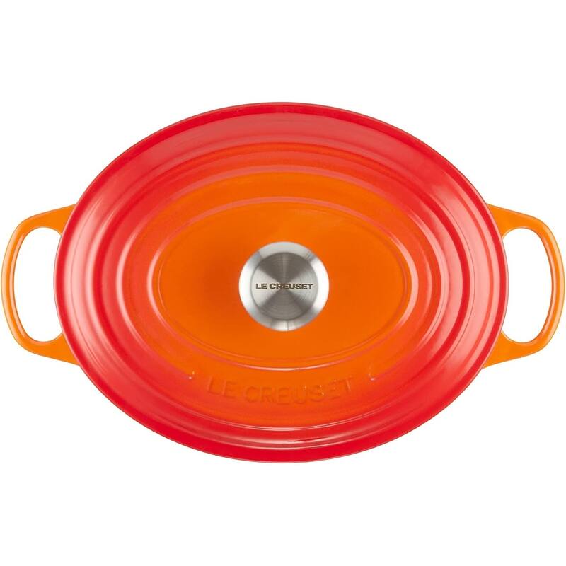 Le Creuset 5 qt. Enameled Cast Iron Signature Oval Casserole, Flame