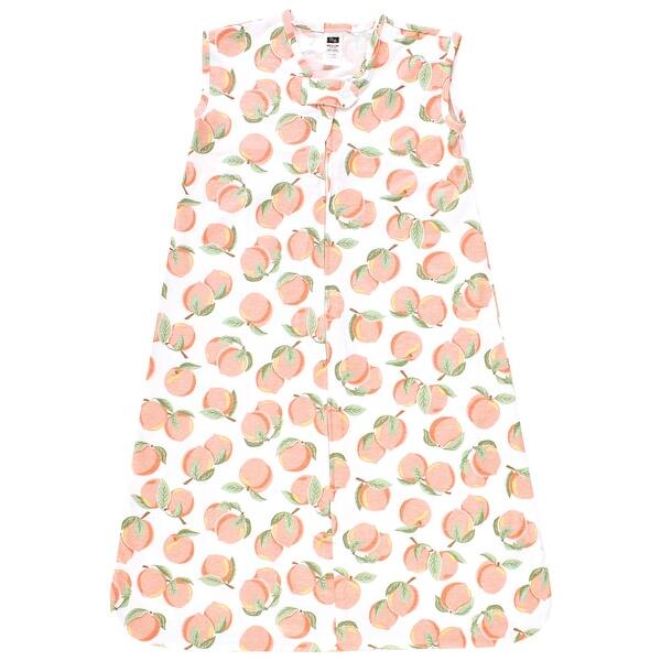 slide 1 of 1, Hudson Baby Infant Girl Cotton Sleeveless Wearable Sleeping Bag, Sack, Blanket, Peach