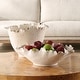 preview thumbnail 4 of 3, Uttermost 18154 Blossom 17" Wide Ceramic Decorative Bowl
