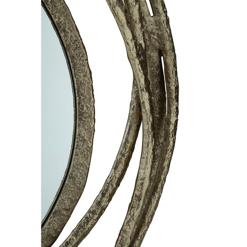 Furniture Classics Gold Circles Oval Mirror