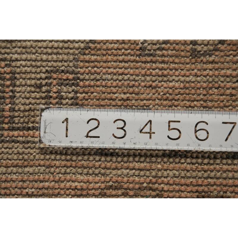 Gray Oushak Indian Large Rug Hand-Knotted Wool Carpet - 10'0"x 13'10"