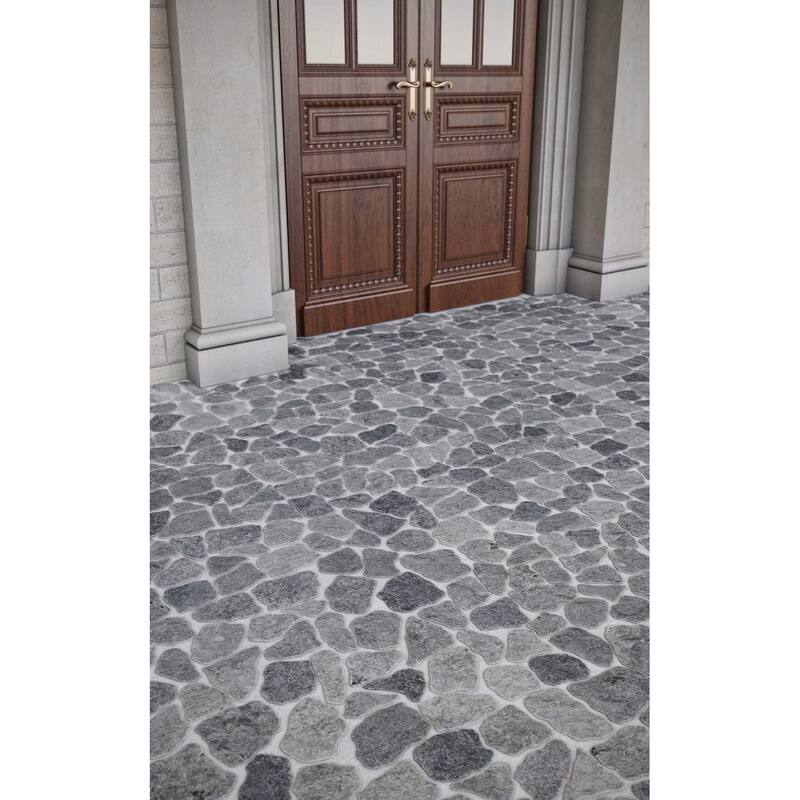 Cruz Bay Studio MKT3023 Full Eclectic - 18" x 18" Pebble and Rock