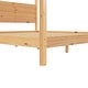 preview thumbnail 34 of 35, Walker Edison Minimalist Canopy King Bedframe