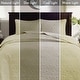 preview thumbnail 29 of 132, Madison Park Mansfield Reversible Oversized 3-piece Solid Texture Bedspread Quilt Set with Matching Shams