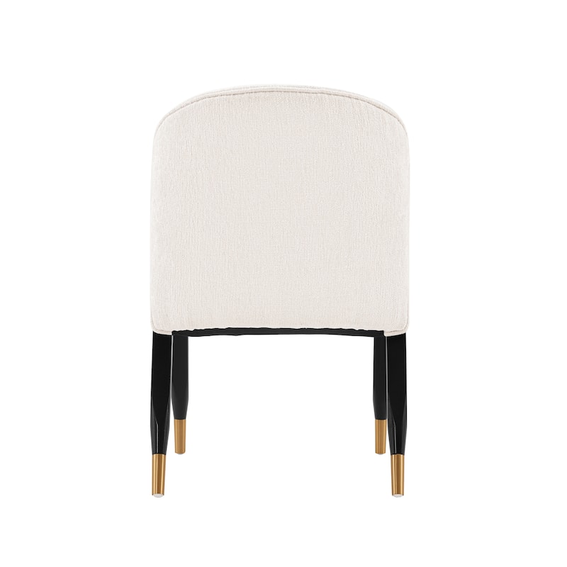 Manhattan Comfort Ola Chenille Wood Dining Chair