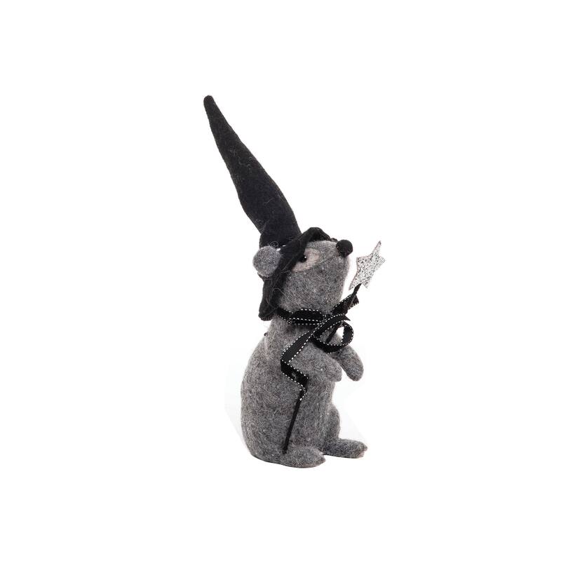 Wooly Mouse Witch Halloween Figurine
