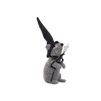 Wooly Mouse Witch Halloween Figurine