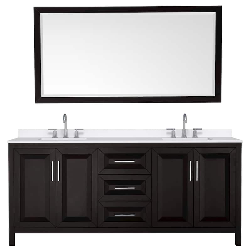 Wyndham Collection WCV252580D-QTZ-US3M70 Daria 80" Free Standing