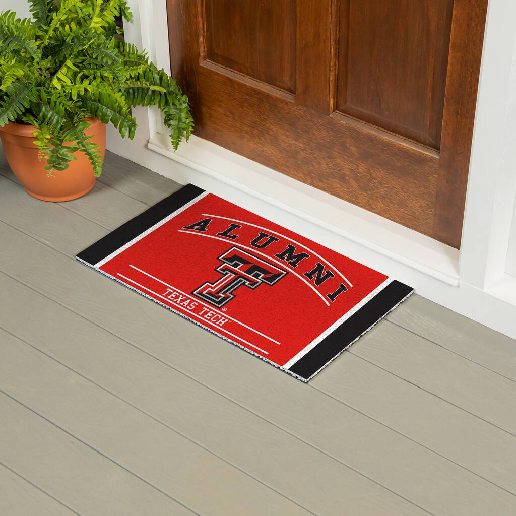 28 in. x 16 in. Texas Tech University Alumni Full Color PVC Door Mat