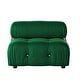 preview thumbnail 11 of 21, Armless Single Sofa Velvet Living Room Chair