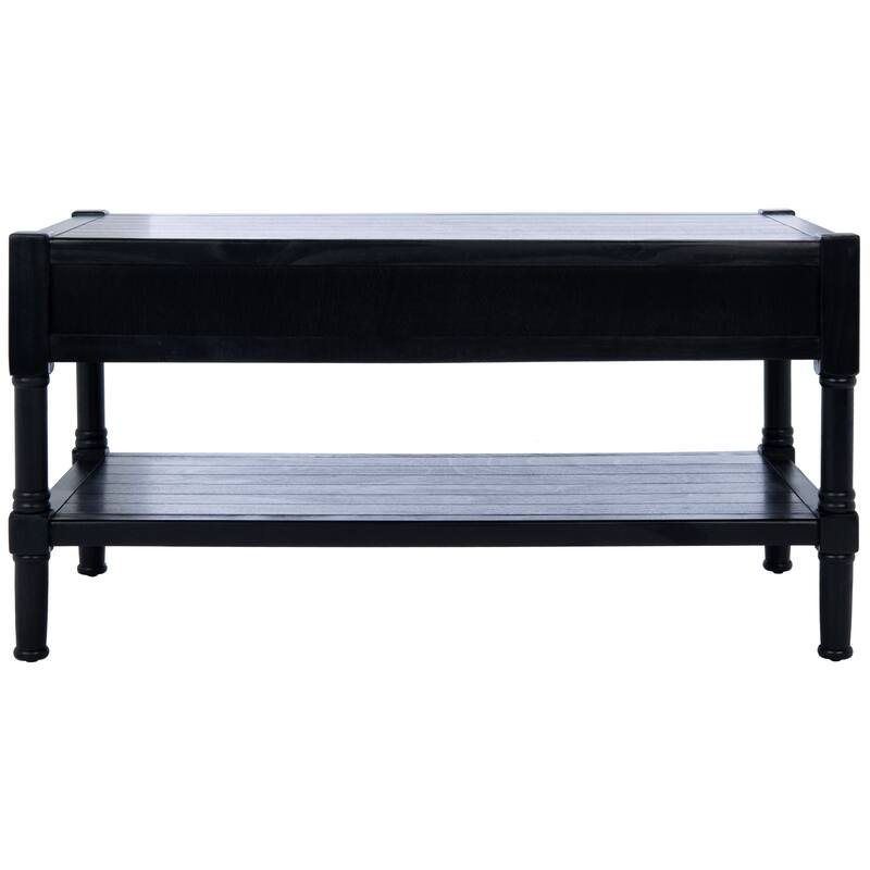 SAFAVIEH Alene 2-Drawer Bottom Shelf Coffee Table - 37.8" W x 19" L x 19" H - 38Wx19Dx19H