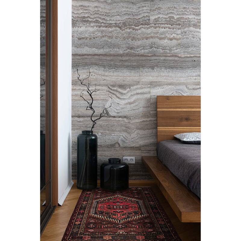 ECARPETGALLERY Hand-knotted Andelz Red Wool Rug - 3'2 x 5'1