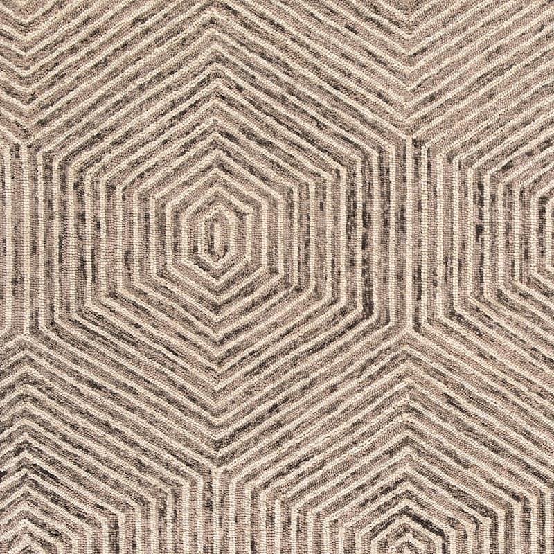 Carson Carrington Kullerod Hand-tufted Wool Honeycomb Rug - 9' x 12' - 9' x 12'