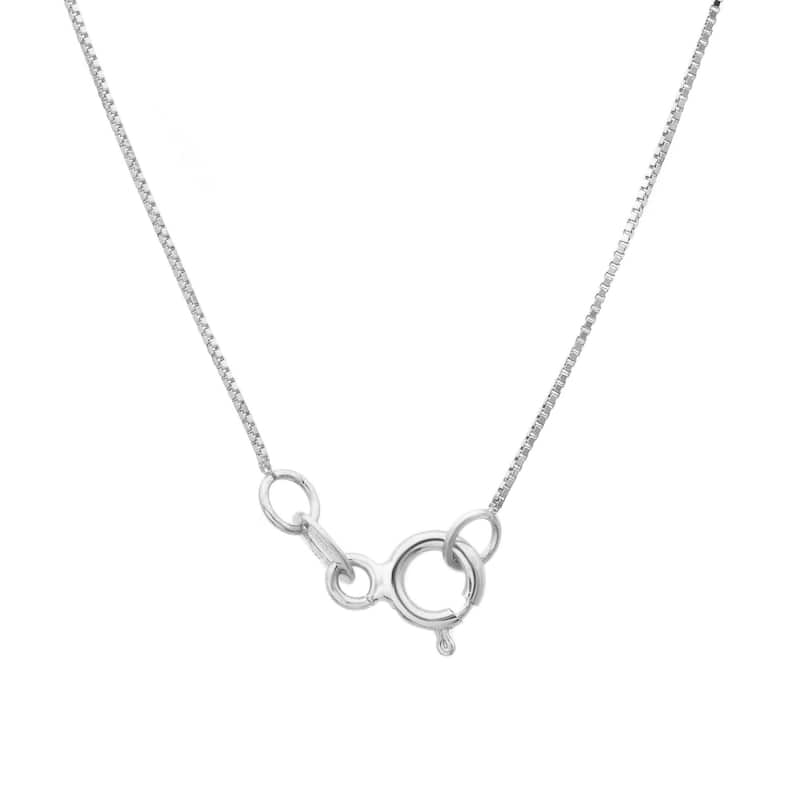Roberto Martinez Sterling Silver 1 mm Box Chain Necklace (16"-30")