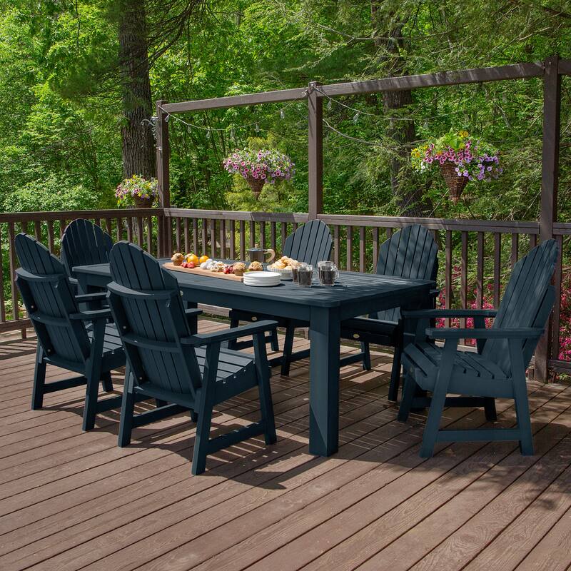 HIGHWOOD Hamilton Adirondack 7-Piece Outdoor Dining Height Set