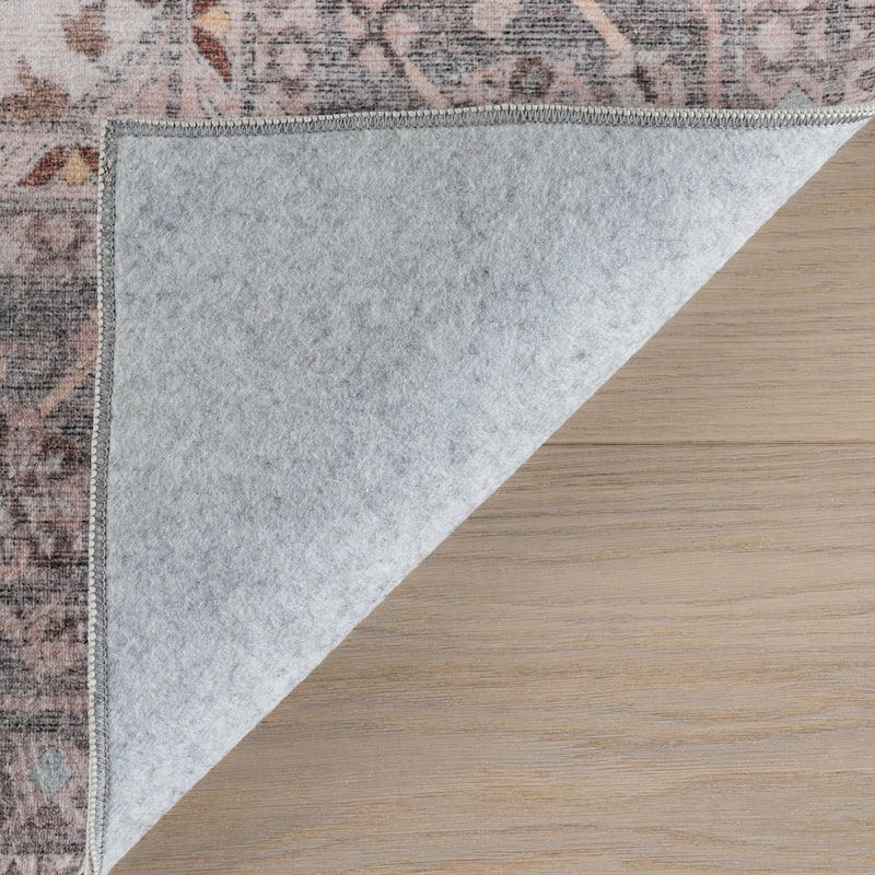 Nuloom Sereia Medallion Traditional Washable Area Rug