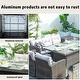 preview thumbnail 5 of 9, Abrihome 7-piece Patio Outdoor Wicker Sofa Set with Fire Pit Table