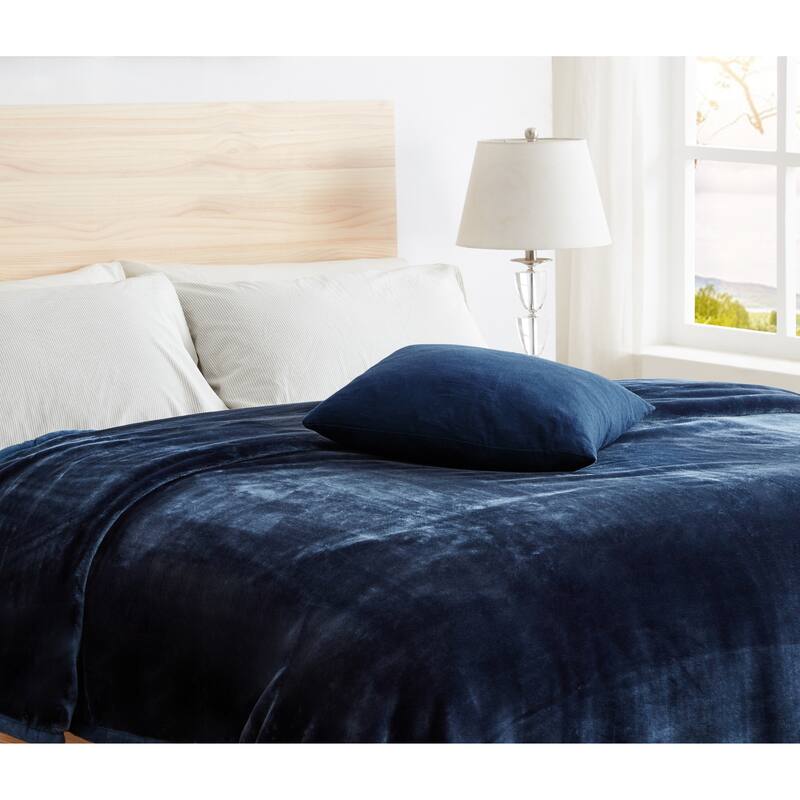 Clara Clark Ultra Plush Thick Reversible Microfiber Heavy Blanket - Raschel Imitation Mink Blanket