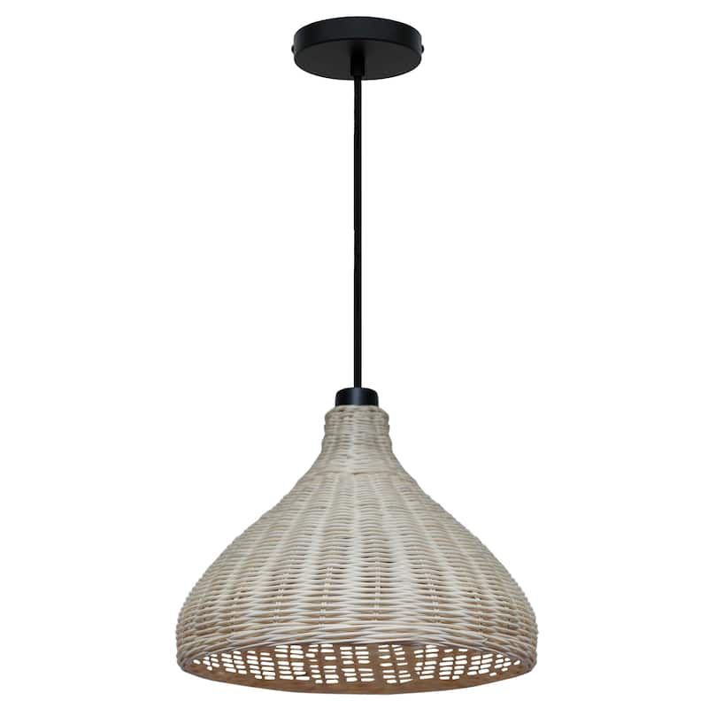 Trans Globe Bernice 1 Light Pendants in Natural