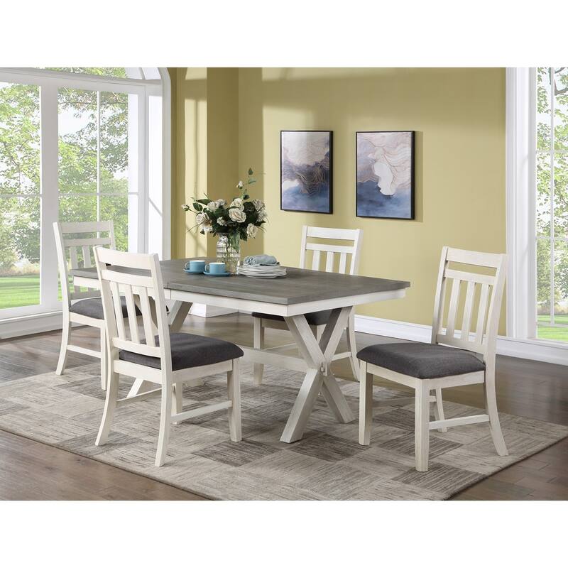 Vilo Home Lido Bay 2-Tone Dining Set - 5-Piece Sets