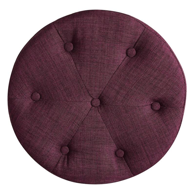 Elle Decor Penelope Round Tuft Stool