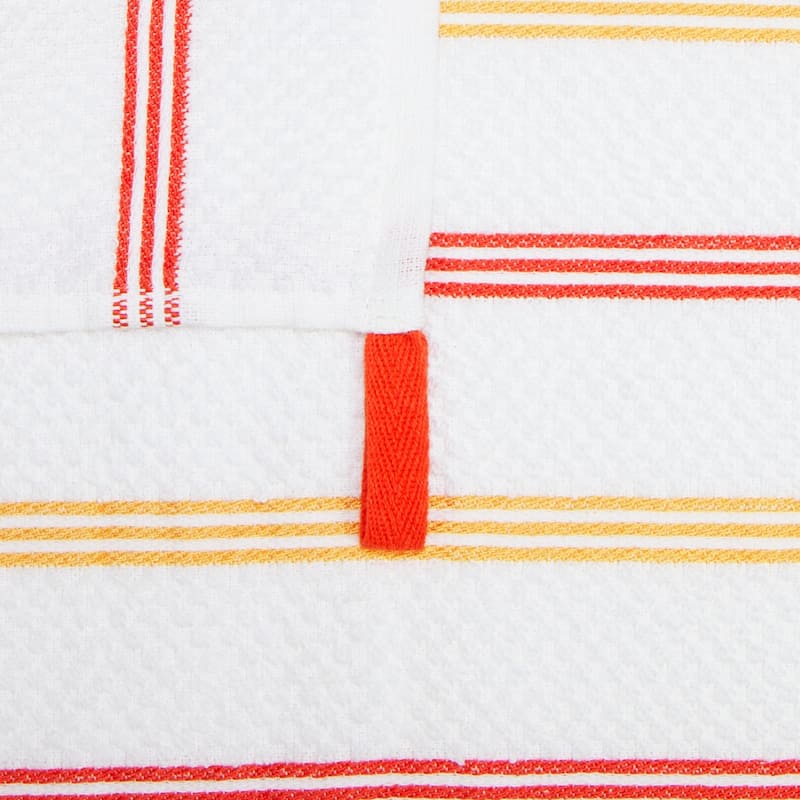 The Sloppy Chef Premier 12-Piece Striped Dishcloths - 13x13