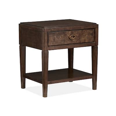 Magnussen Home Rowan Espresso Open Nightstand