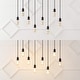 preview thumbnail 7 of 9, Zoey 40" 8-Light Vintage Driftwood Iron LED Linear Chandelier with Height Adjustable Bulbs, Brown Wood/Black , by JONATHAN Y