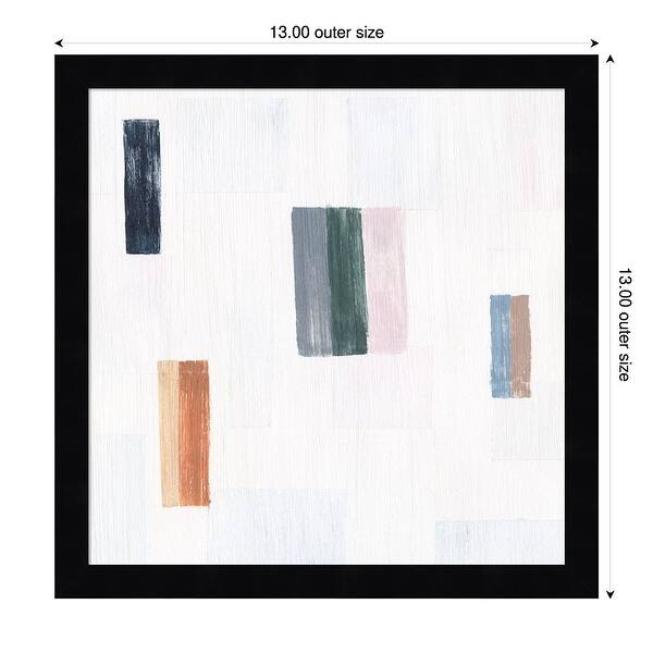 dimension image slide 6 of 18, Somatic I by Vanna Lam Wood Framed Wall Art Print