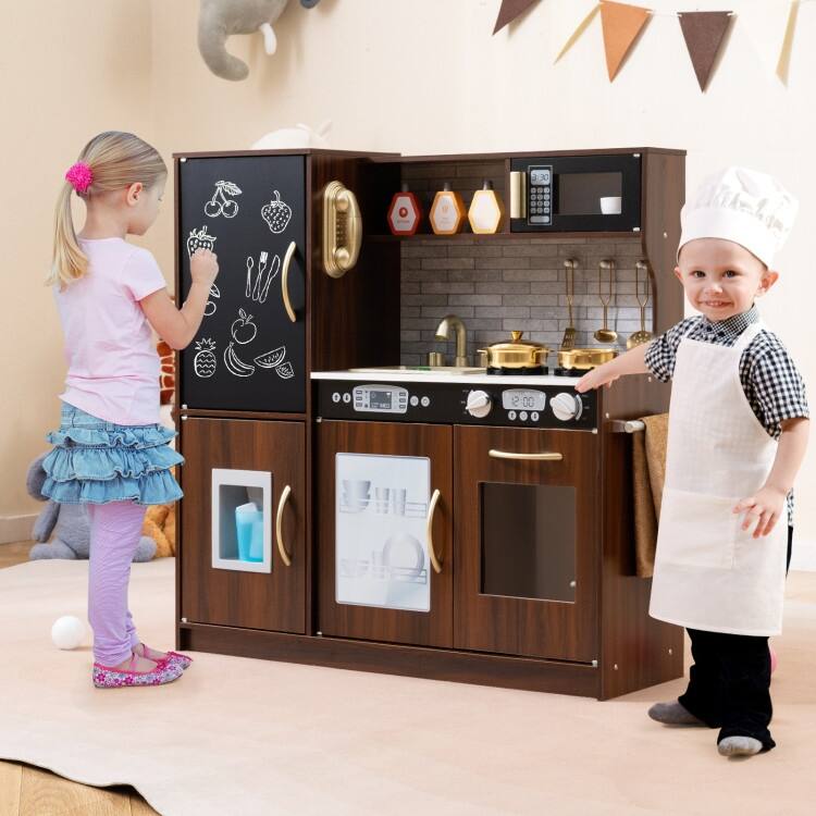 Toddler Pretend Play Kitchen for Boys and Girls 3-6 Years Old