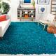 SAFAVIEH Handmade Leather Shag Carlijn Modern Decorative Rug