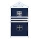preview thumbnail 14 of 17, Blue Twin Size Solid Wood House Bunk Bed with Tent & Ladder