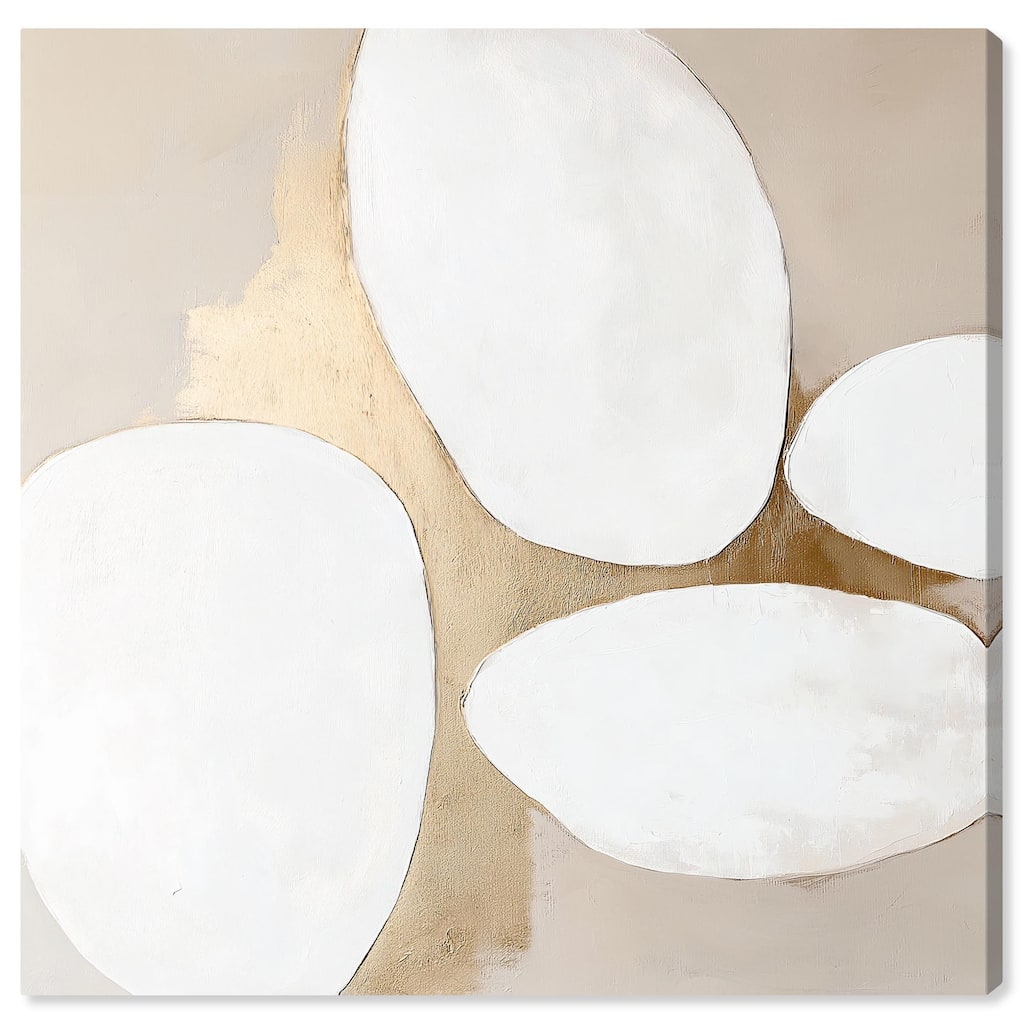 Stacked Stones III Canvas by Art Remedy, Gallery Wrapped