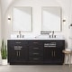 preview thumbnail 34 of 119, Lexora Abbey Bath Vanity and Carrara Marble Top