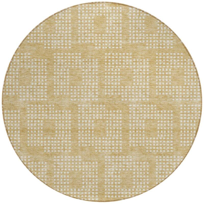 HomeRoots Geometric Transitional Rectangle Outdoor Rug