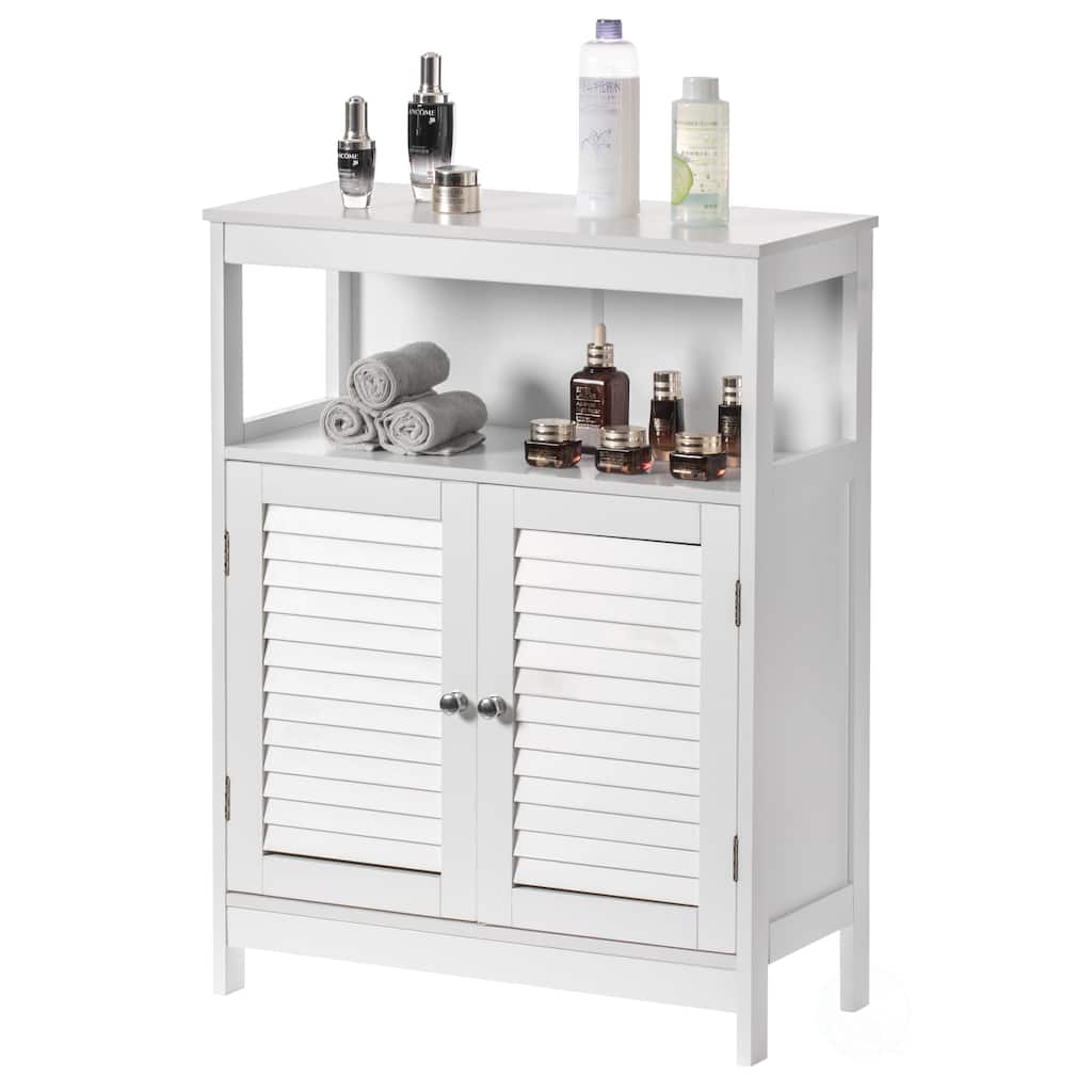 Wooden White Modern Storage Bathroom Vanity Cabinet