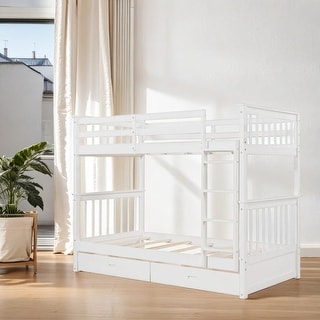 Elegant Twin over Twin Bunk Bed House Bed