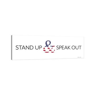 iCanvas "Stand Up and Speak Out" by Susan Ball Canvas Print