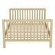 preview thumbnail 31 of 54, New Style Convertible Crib / Full Size Platform Bed with Changing Table, Storage Bed with Shelves, Wooden Crib