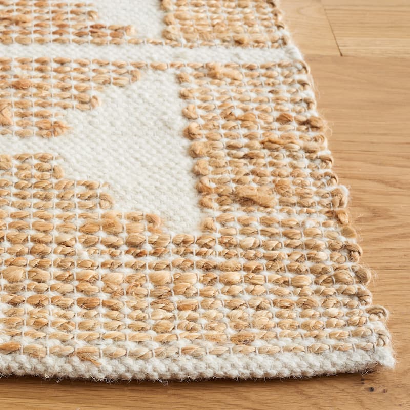 SAFAVIEH Handmade Natural Fiber Kinley Jute & Wool Rug