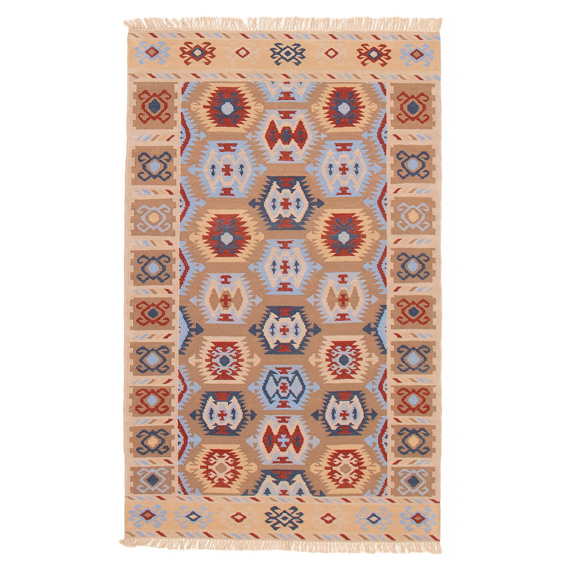 Ankara FW Brown Kilim 5'0" x 8'2" - 5'0 x 8'2