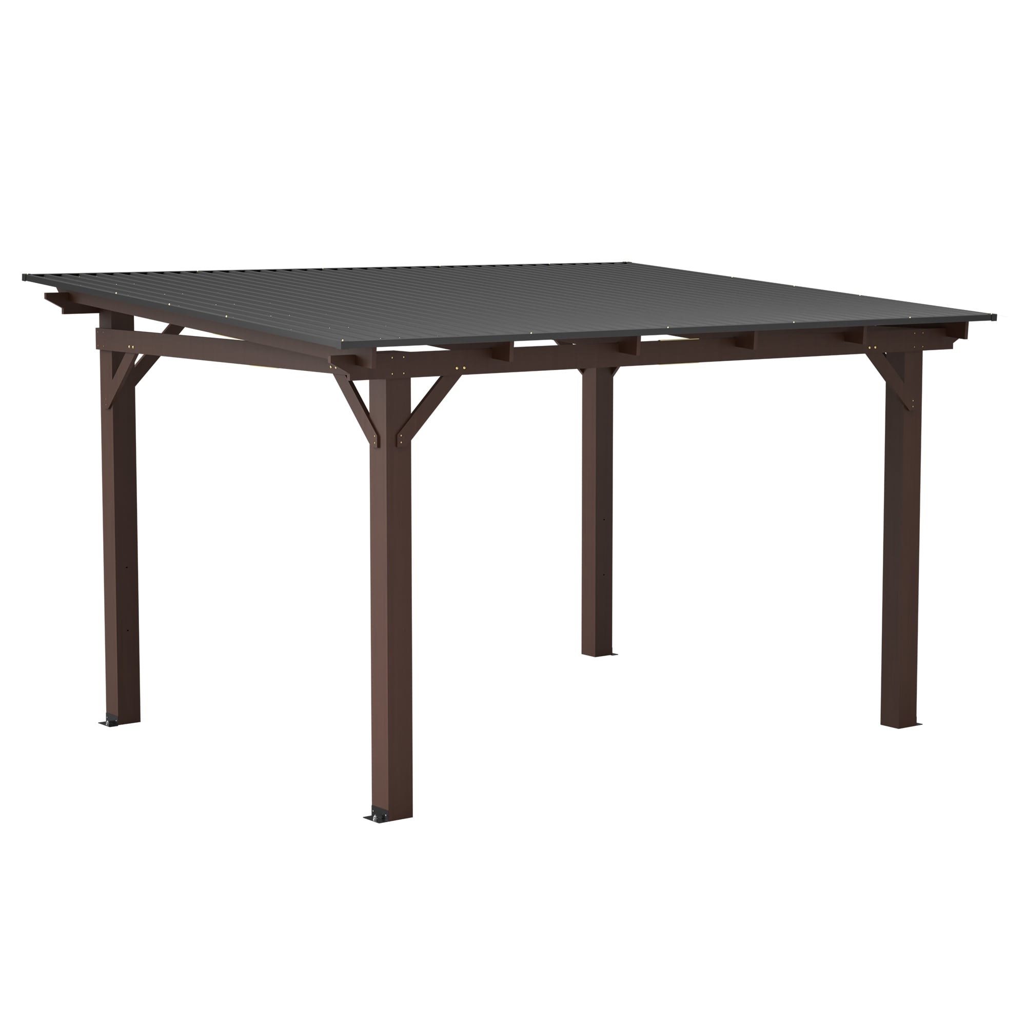 GDFStudio - Oliver Heavy Duty Outdoor Carport Gazebo with