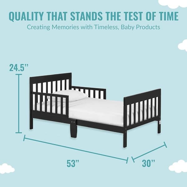 dimension image slide 2 of 6, Dream On Me Finn Toddler Bed
